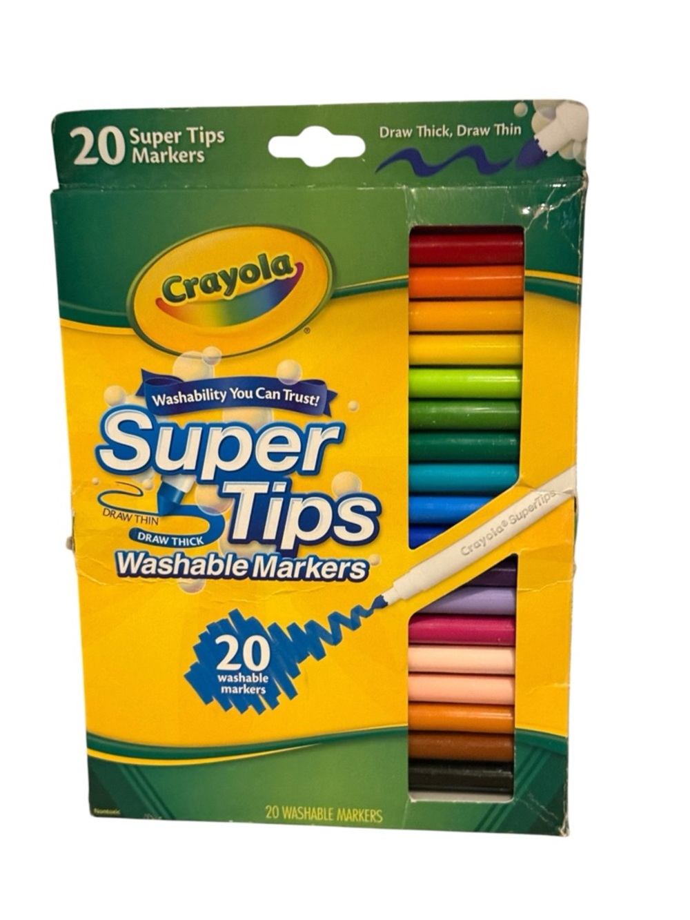 Crayola Super Tips Washable Markers in 20 Count
